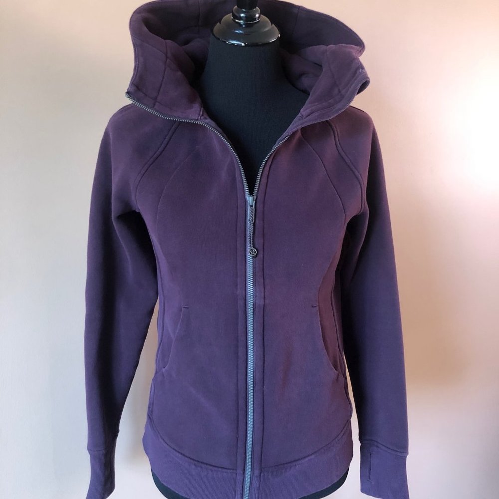LuluLemon Scuba Plum Zip Hoodie